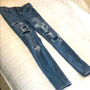 Hollister Jeans 5R high rise super skinny